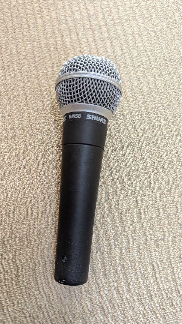 SHURE SM58マイク　スタンドとシールドをセット