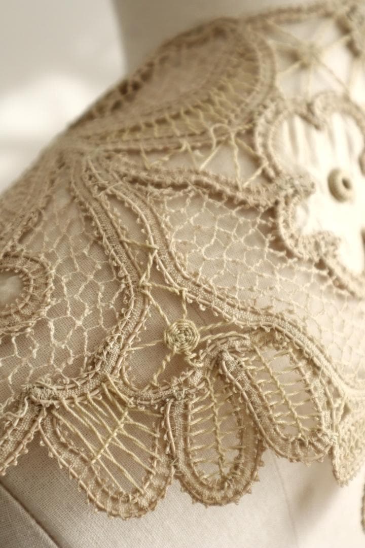 19th French Handmade Collar 19th French Handmade Collar