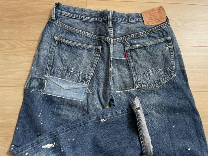 値下げ☺︎DENIMDUNGAREEデニム&ダンガリー ダメージデニムパンツ160 BGJYF-m23797438006 新品即納