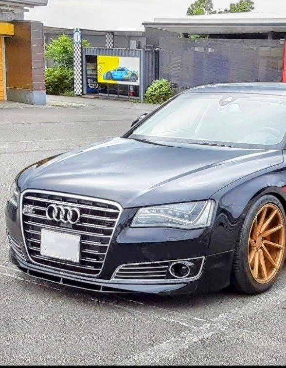 ABT Audi A8 4H D4 フロントリップスポイラー