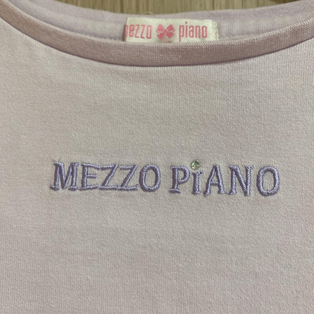 メゾピアノ　ワンピース　短丈Tシャツ セット　140cm