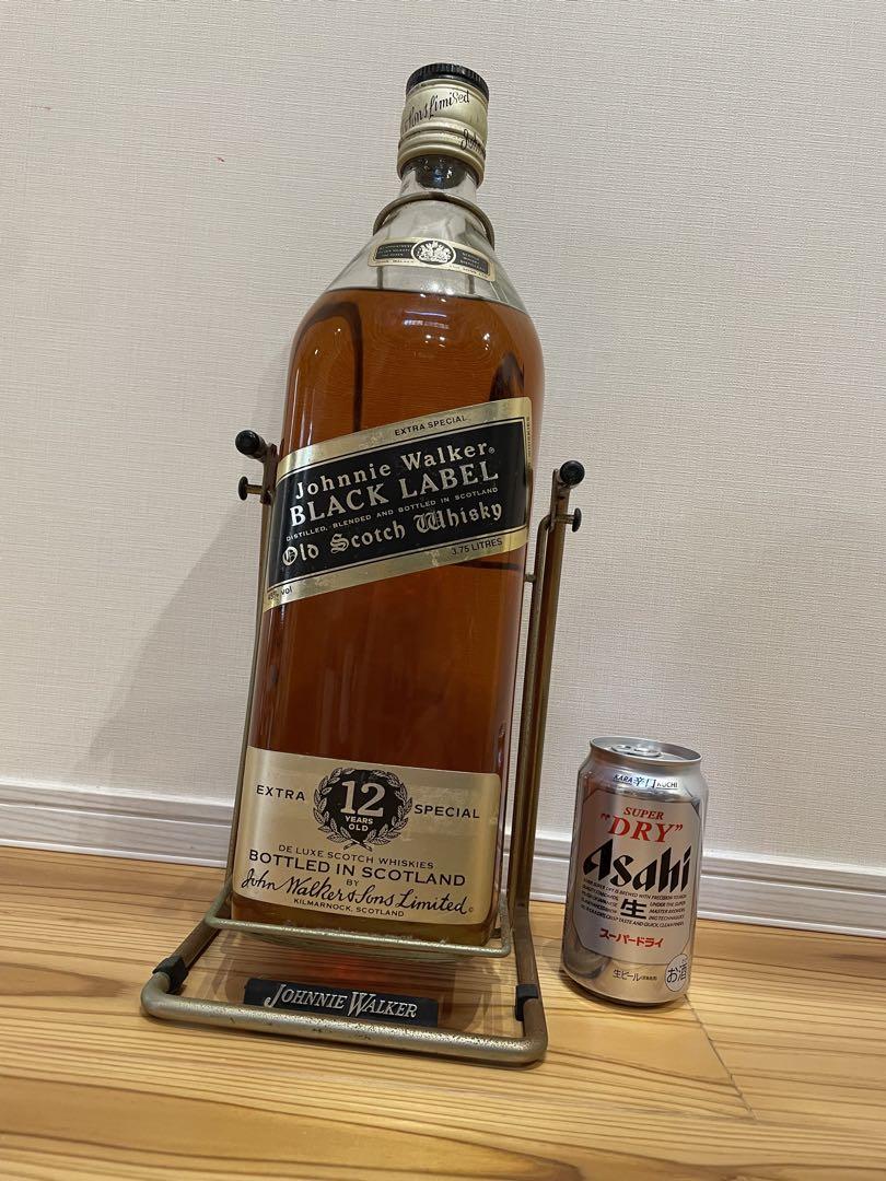 【最終値下げ】ジョニーウォーカー黒ラベル　3750ml ウイスキー　古酒
