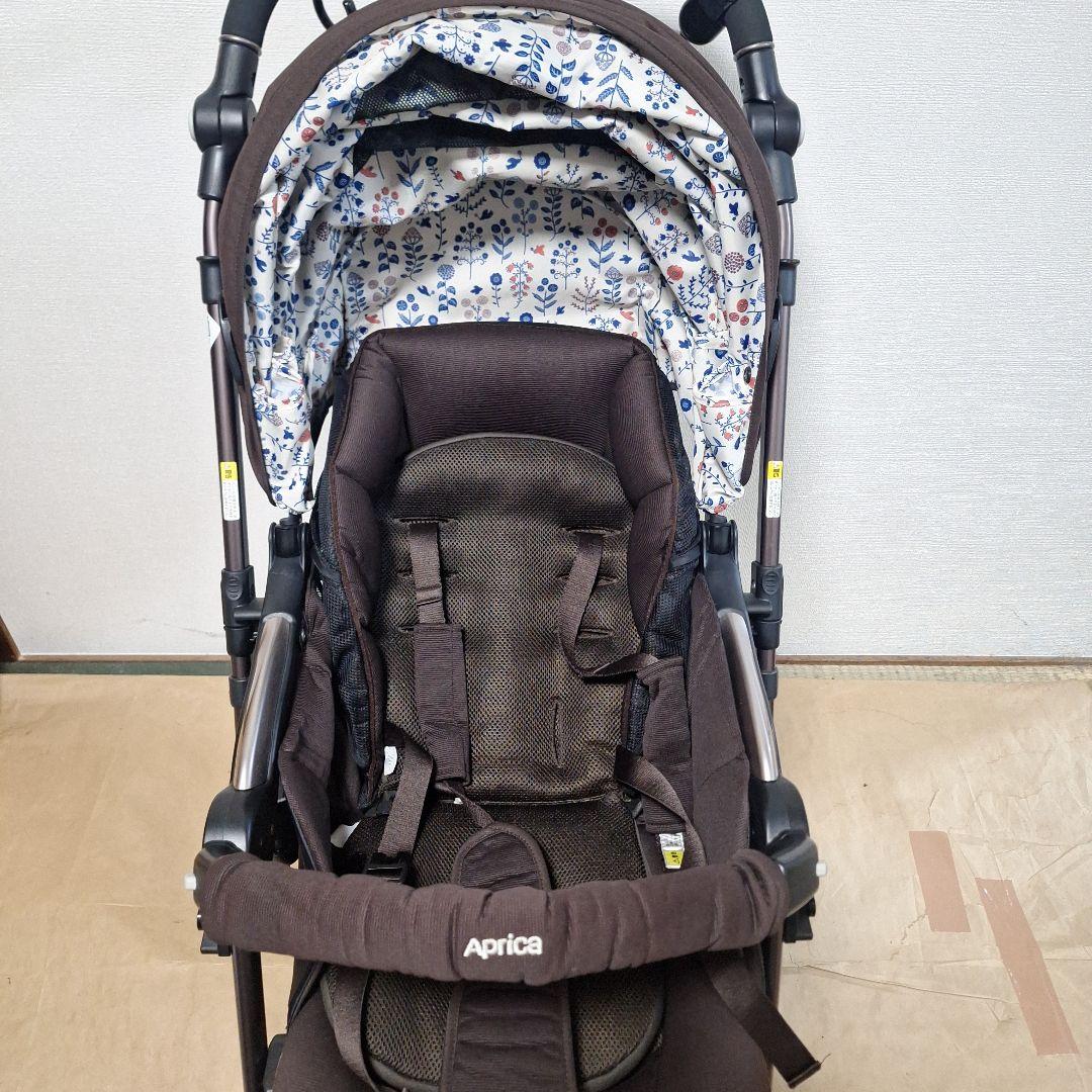 【美品】Aprica ベビーカー ソラリア SORARIA ブリックブラウン