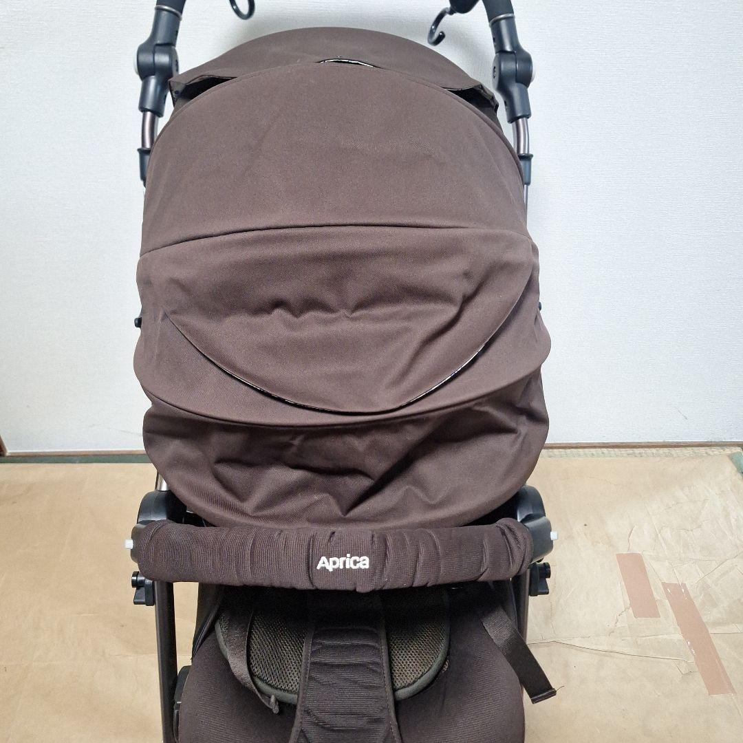 【美品】Aprica ベビーカー ソラリア SORARIA ブリックブラウン