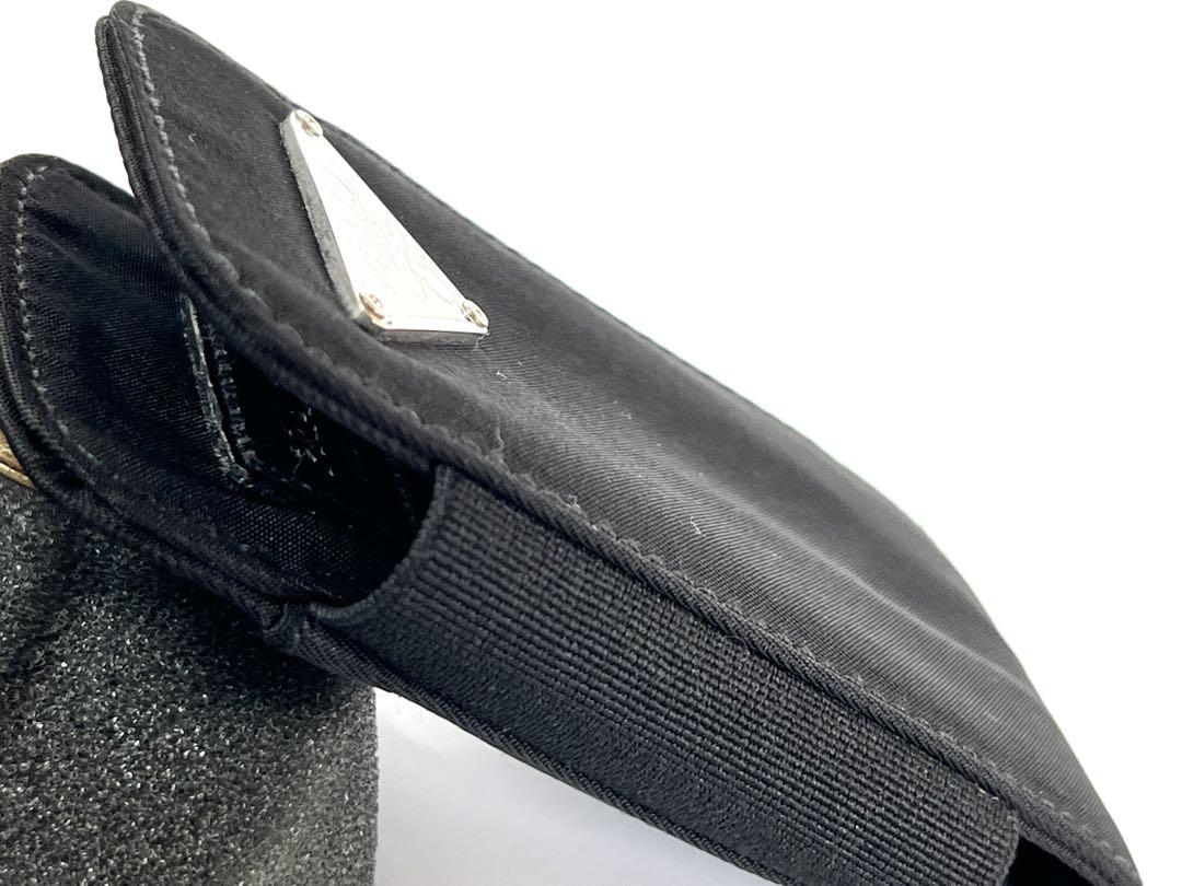 PRADA プラダ　モバイルケース3点＋ストラップセット　ブラック黒　中古