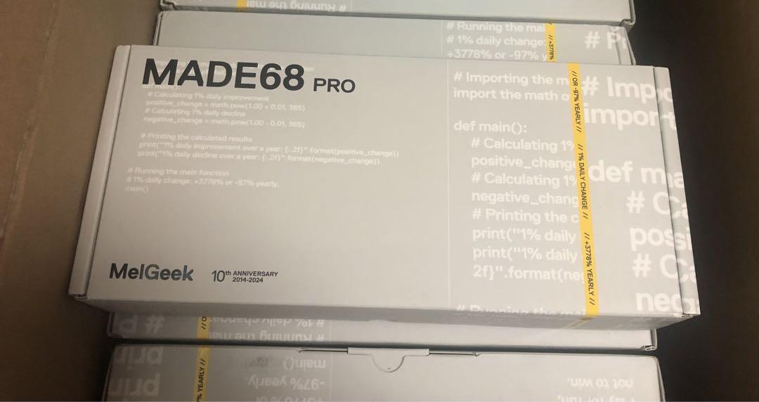 melgeek made68 pro パープル