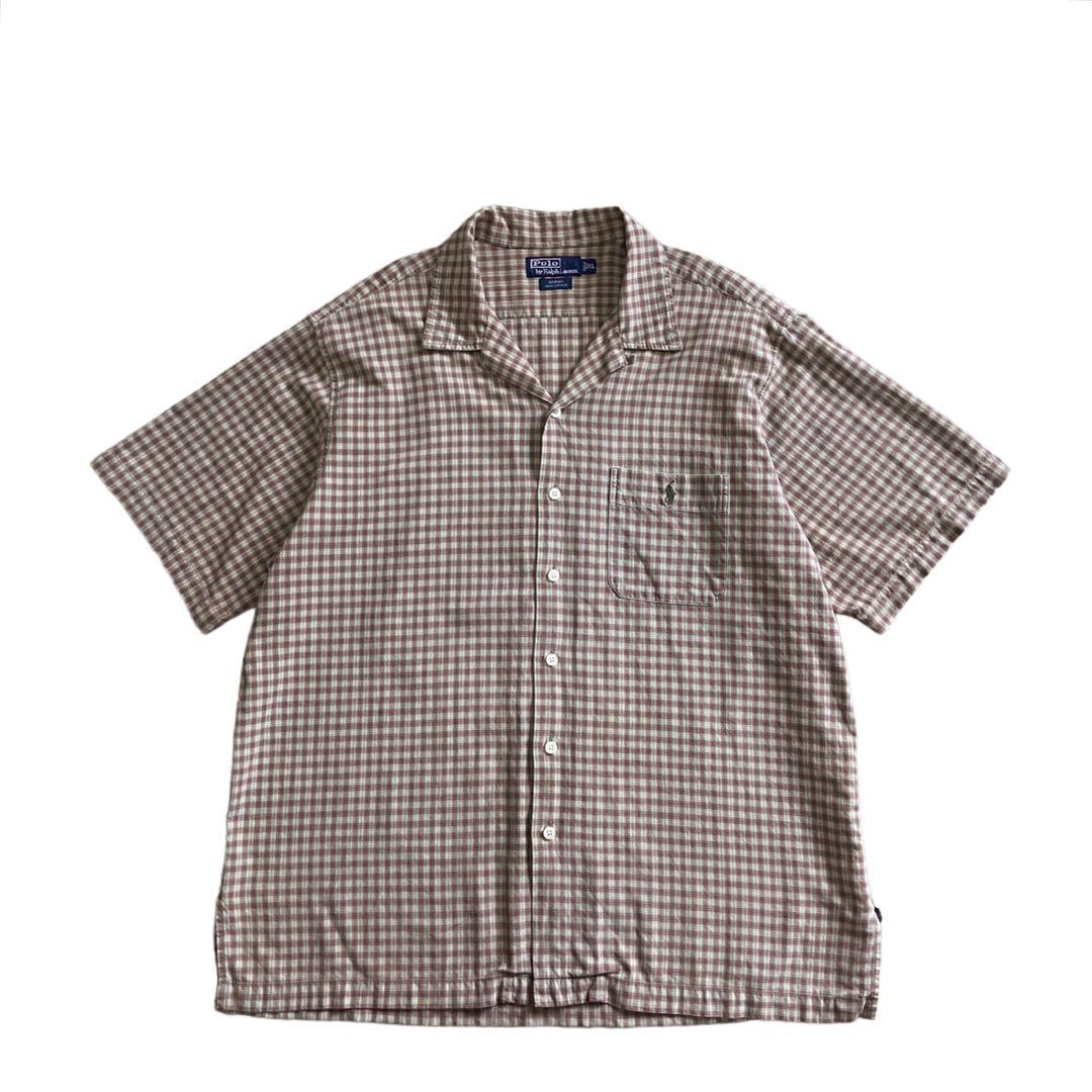 90s Polo by Ralph Lauren オープンカラー シャツ XL