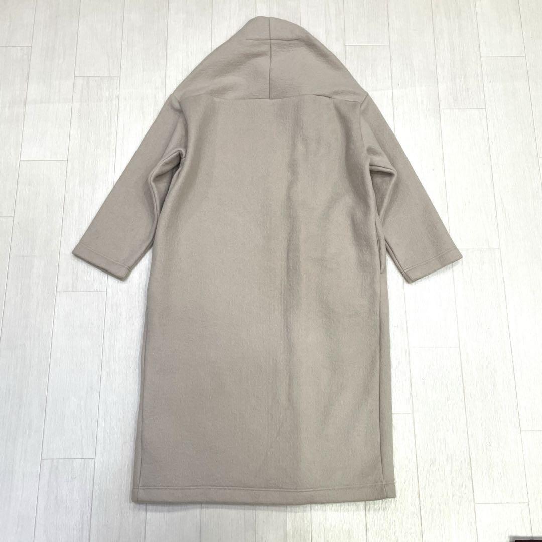 美品 ヤマダヤ Vin ロングコート ガウン カーディガン 9号 ベージュ 美品 ヤマダヤ Vin ロングコート ガウン カーディガン 9号