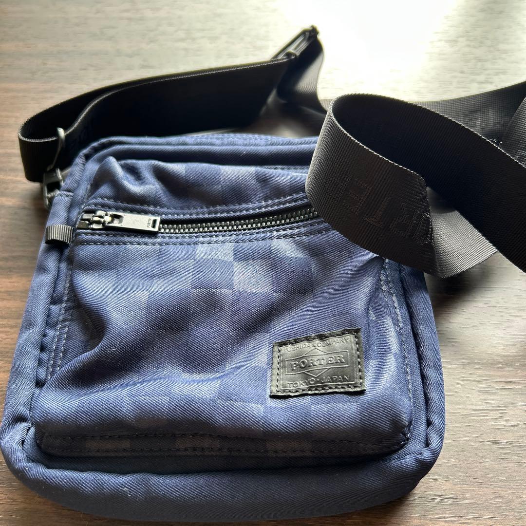 PORTER ネイビー サコッシュ ショルダーバッグ