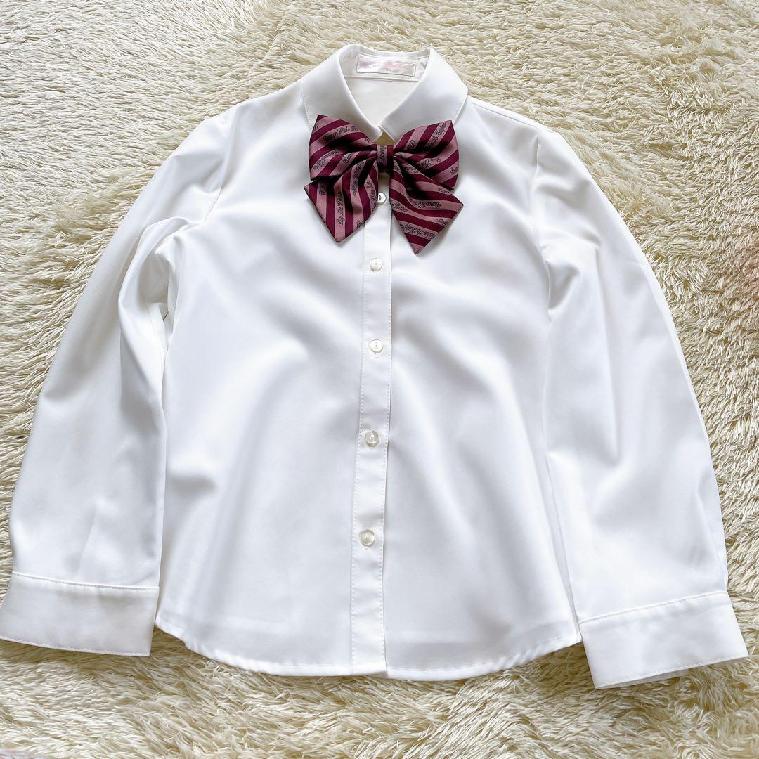 美品✨キューティーリボン 女の子 フォーマルスーツ セット 120 チェック 茶 美品✨キューティーリボン 女の子 フォーマルスーツ セット 120