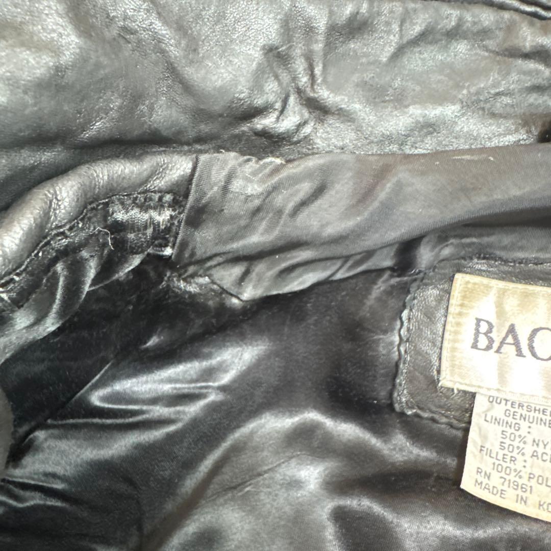 80sビンテージ！高級羊革レザーブルゾン！BACHRACH L