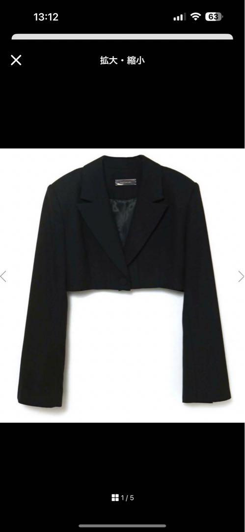 melt the lady jacket cropped(half) - メルカリ
