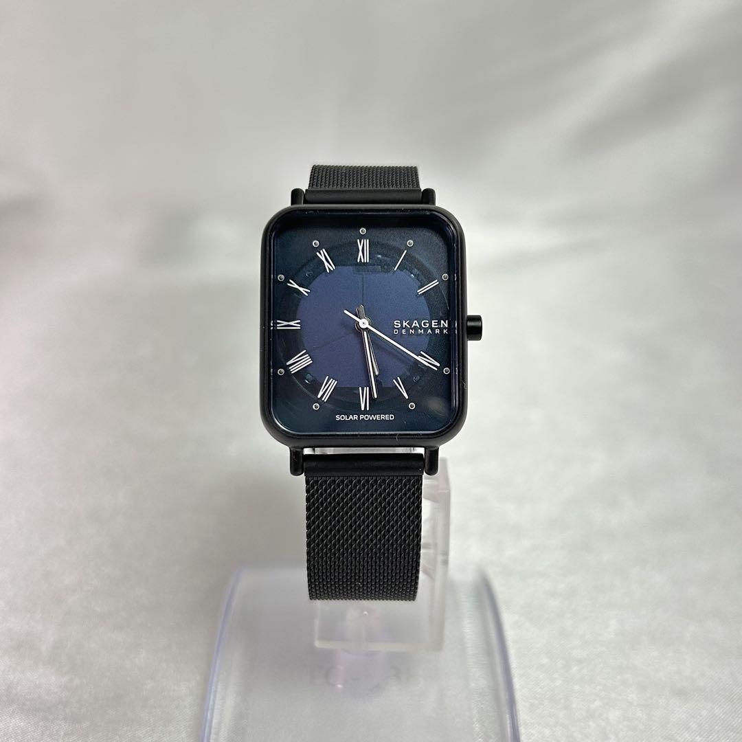 スカーゲン RYLE SKW2999 ソーラー電池 メッシュベルト アナログ