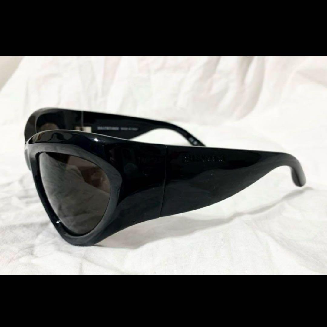 BALENCIAGA WRAP D-FRAME サングラス ブラック
