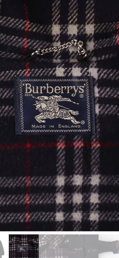 SIZE BURBERRY