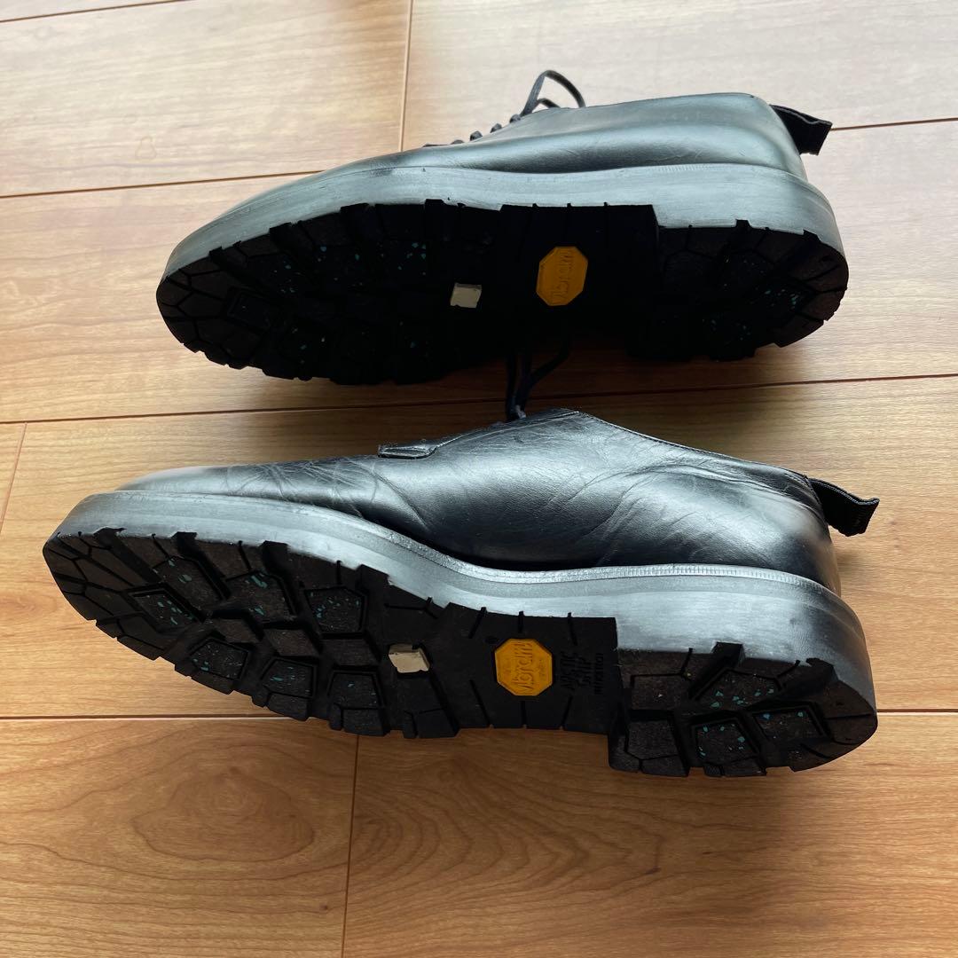 干場さん WH 実質メンズ26cm相当 黒 レザー ドレスシューズ 厚底 干場さん WH 実質メンズ26cm相当 黒 レザー ドレスシューズ 厚底