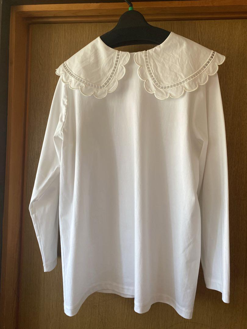 ヨリ　スカラップカラーロングtee awardsandwinners.com