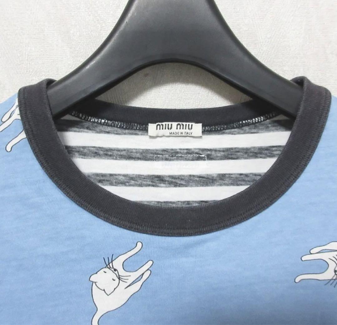 miumiu 猫　Tシャツ　レア物
