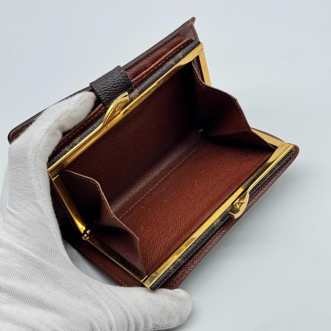 美品】ルイヴィトン ポルトフォイユ ヴィエノワ 二つ折り がま口財布