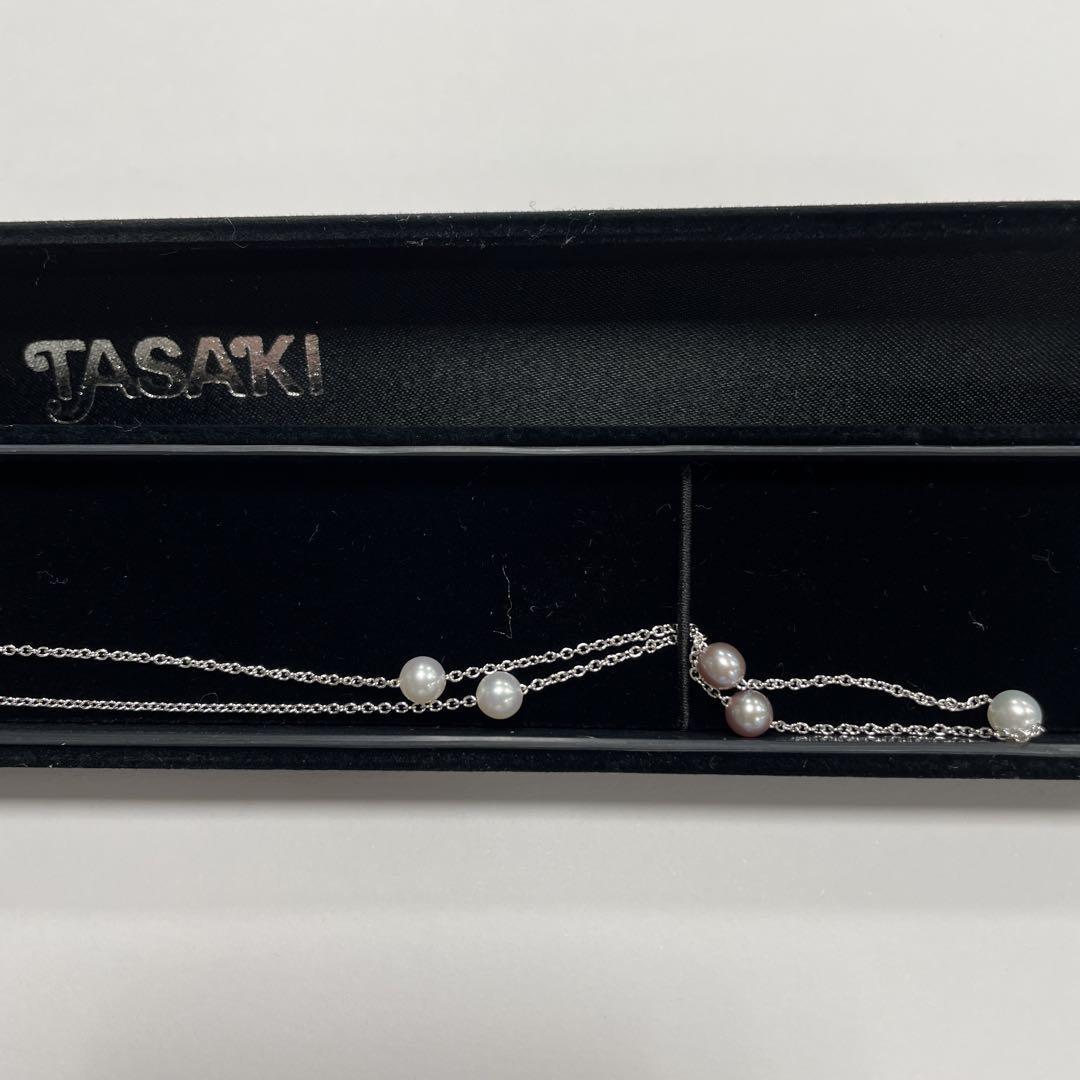TASAKI ベビーパール ネックレス 2連 シルバー ピンクホワイト