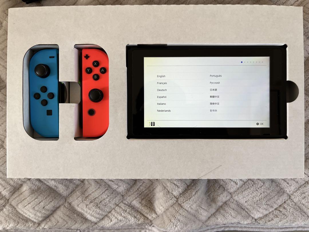 Nintendo Switch 本体 青/赤 完品 Nintendo Switch 本体 赤/青