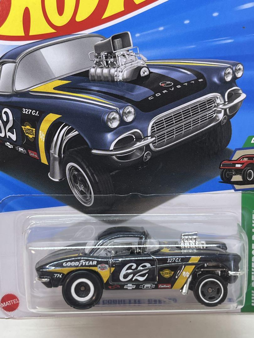 ホットウィール　USカード　62 Corvette Gasser スーパー