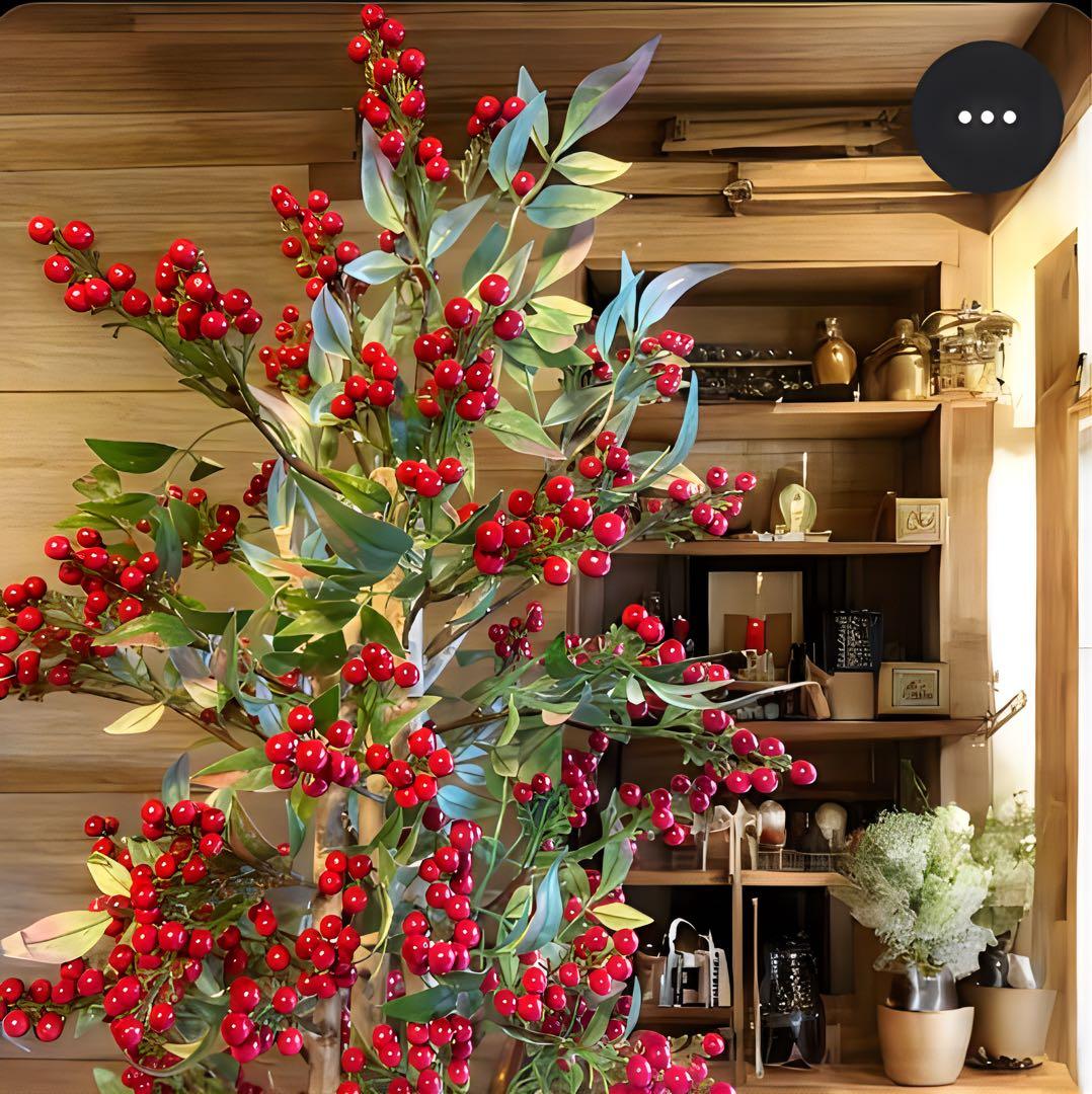 フェイクグリーン 南天アレンジ11140