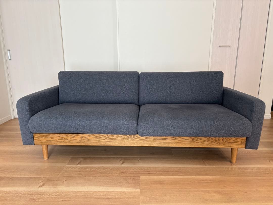 FLEETクラッシュゲートフリートソファ(グレー 3人掛け)