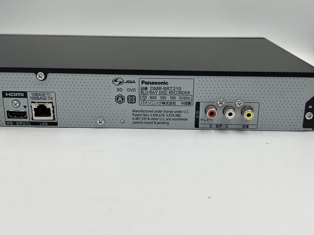 Panasonic ブルーレイレコーダー DMR-BRT210