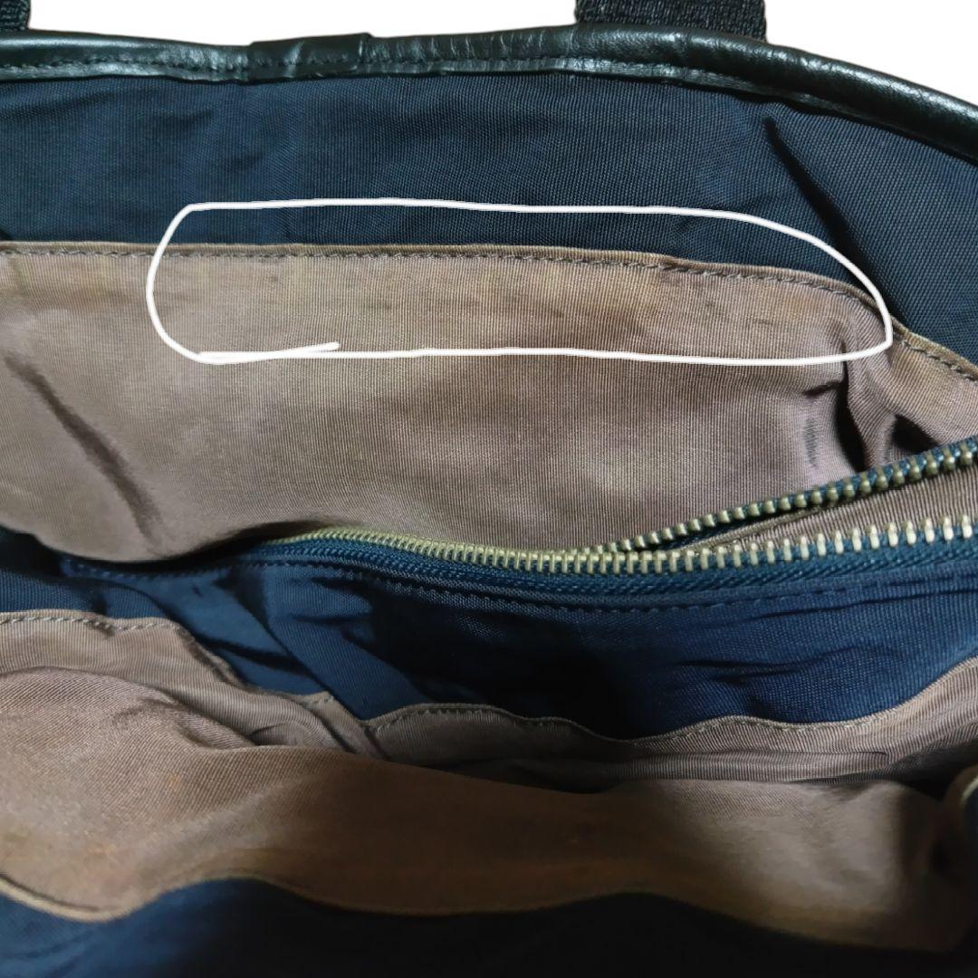 Paul Smith ポールスミス　トートバッグ　マルチストライプ　紺色