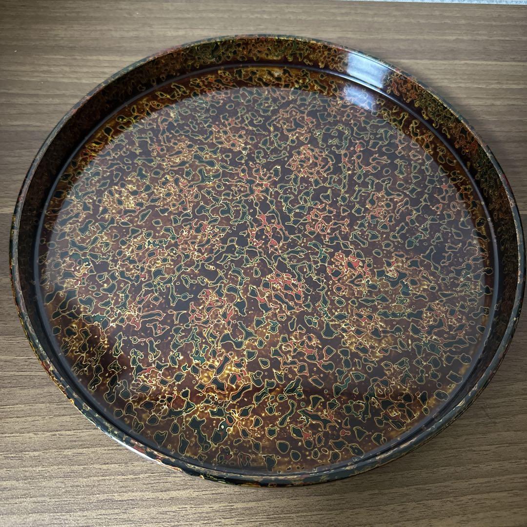 津軽塗 漆器 茶櫃 茶筒 茶匙 急須台 茶托 丸盆 お茶セット