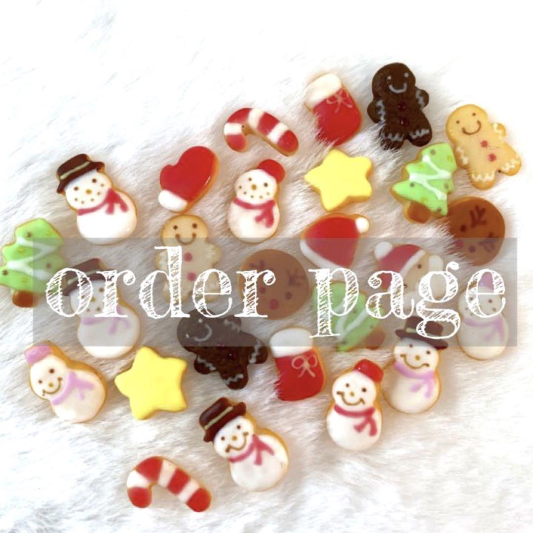 停止中クリスマスクッキーオーダーページ✩.*˚(おひとり様１回限り)