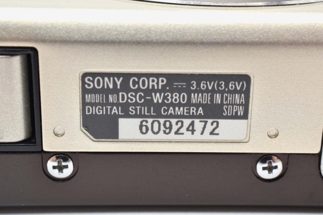 美品 ｜ SONY DSC-W380 ｜デジタル ソニー ｜ M096
