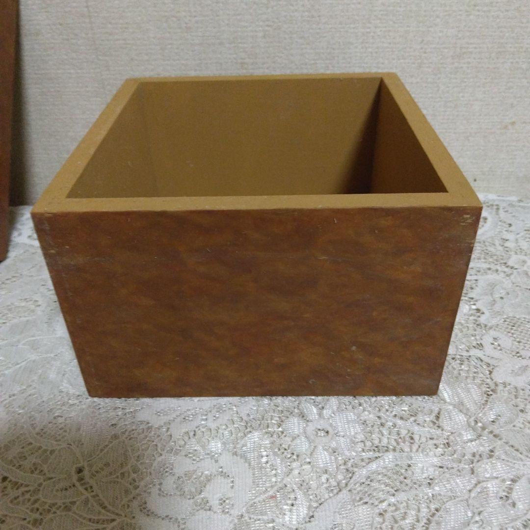 トールペイント作品 正方形のふた付きボックス ベティケイスネス