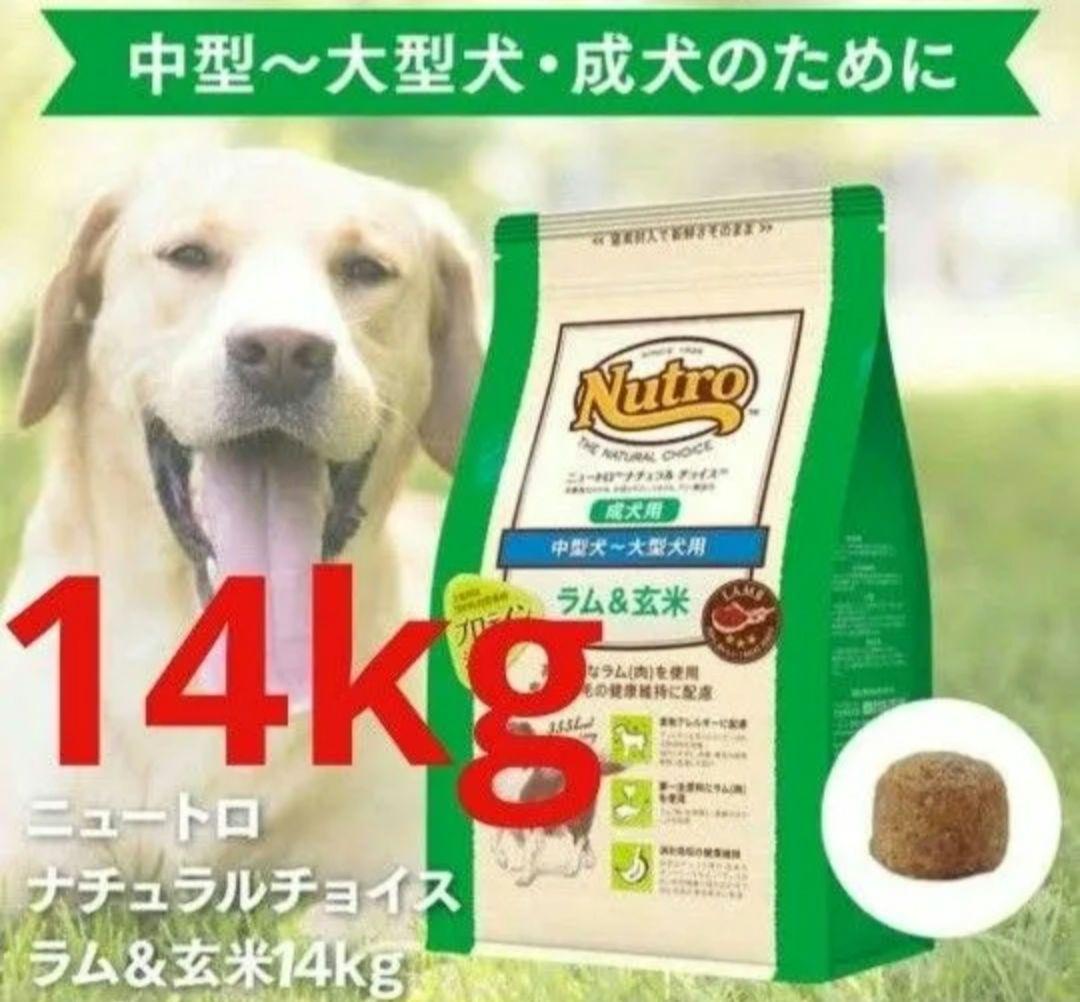 ニュートロナチュラルチョイス ラム＆玄米 中型犬〜大型犬用 14kg 12,300円