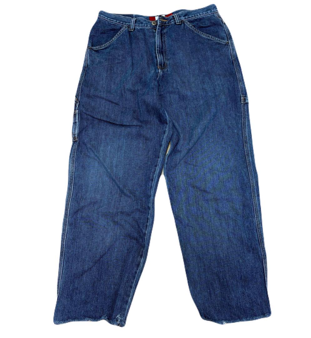 希少　90s GUESS ペインターバギーデニム 古着　y2k bigboy風
