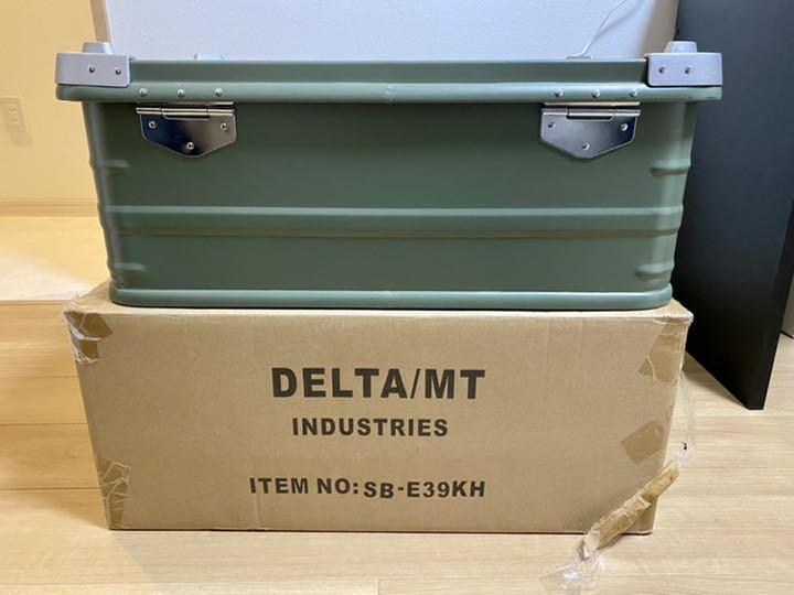 新作入荷SALE DELTA ダークグリーン 2個セット BsdZh-m23830623274 MT アルミコンテナMサイズ お得豊富な