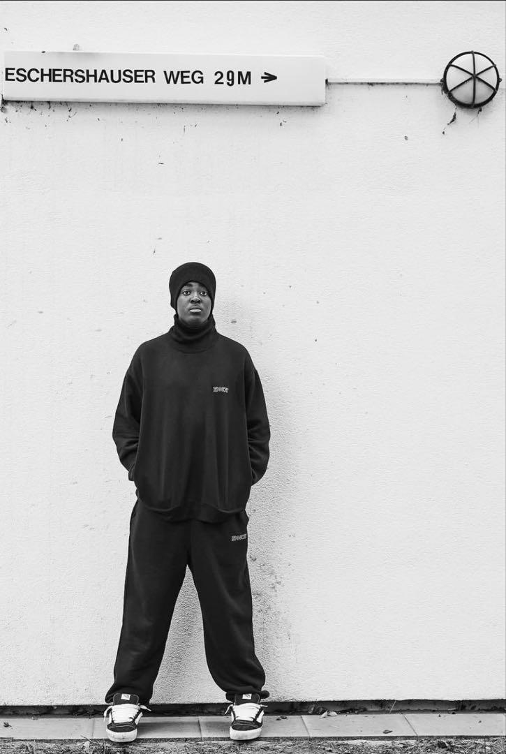 トップス ennoy TURTLENECK SWEAT SET UP BLACK L