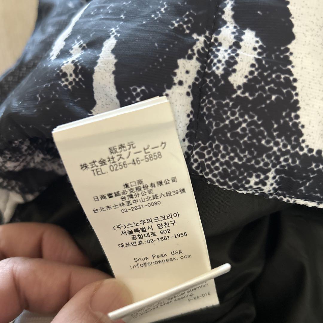 ビッグサイズ snow peak ダウンベスト XXL スノーピーク_画像1