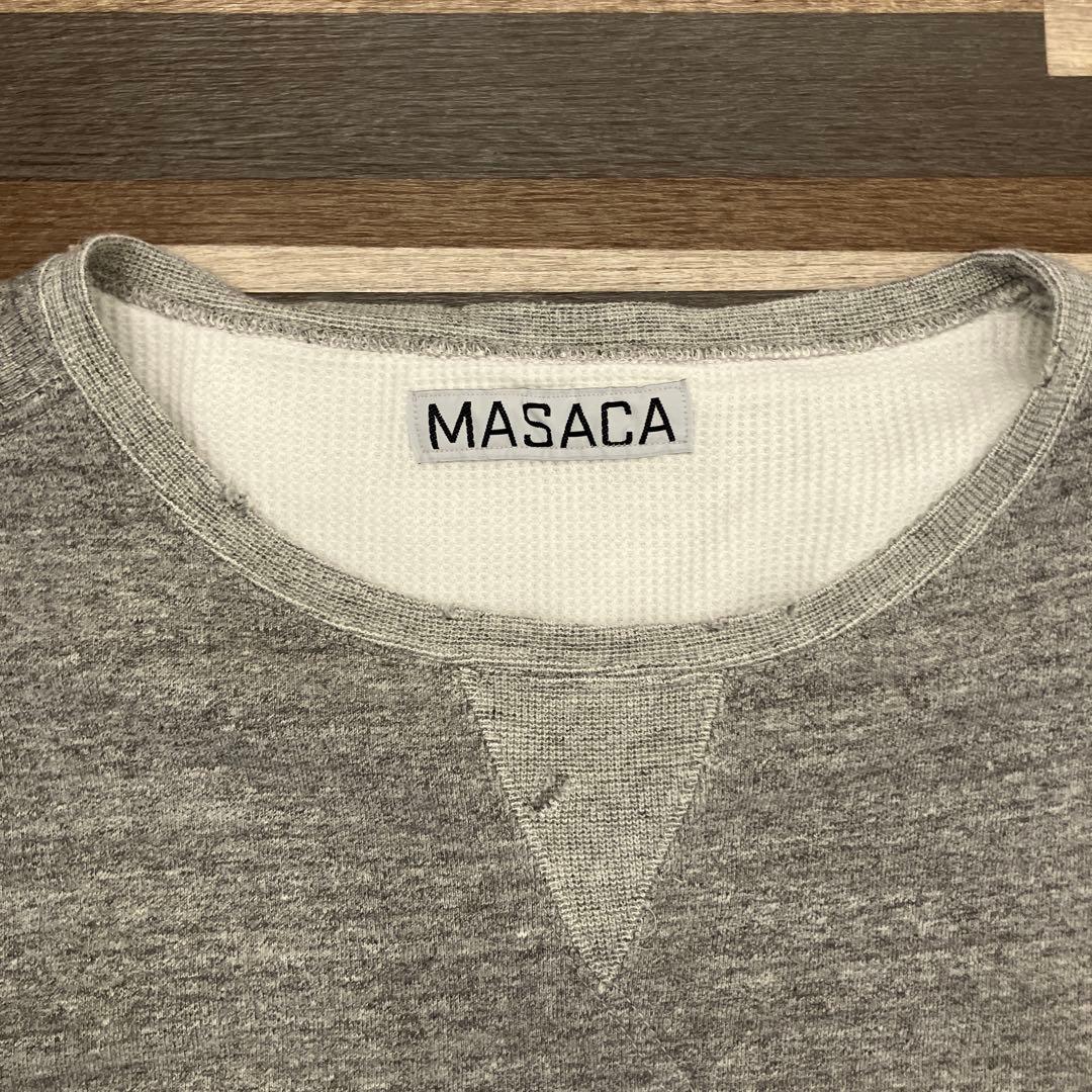 【MASACA/マサカ】LOOSE CLASH SWEAT フリーダムスリーブ