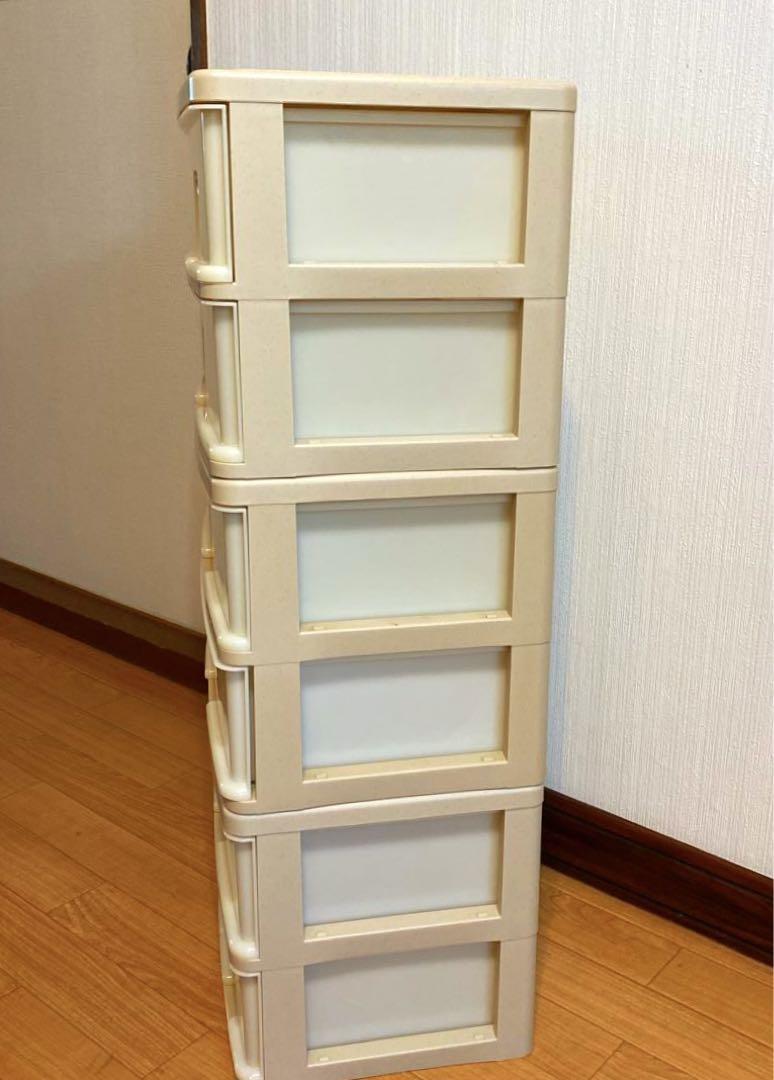書類収納 引き出し収納 ナチュラルベージュ カラーボックス お部屋収納3個美品