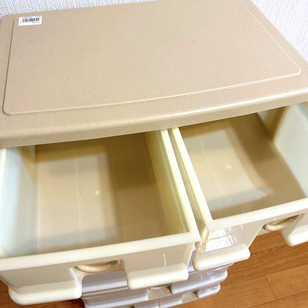 書類収納 引き出し収納 ナチュラルベージュ カラーボックス お部屋収納3個美品