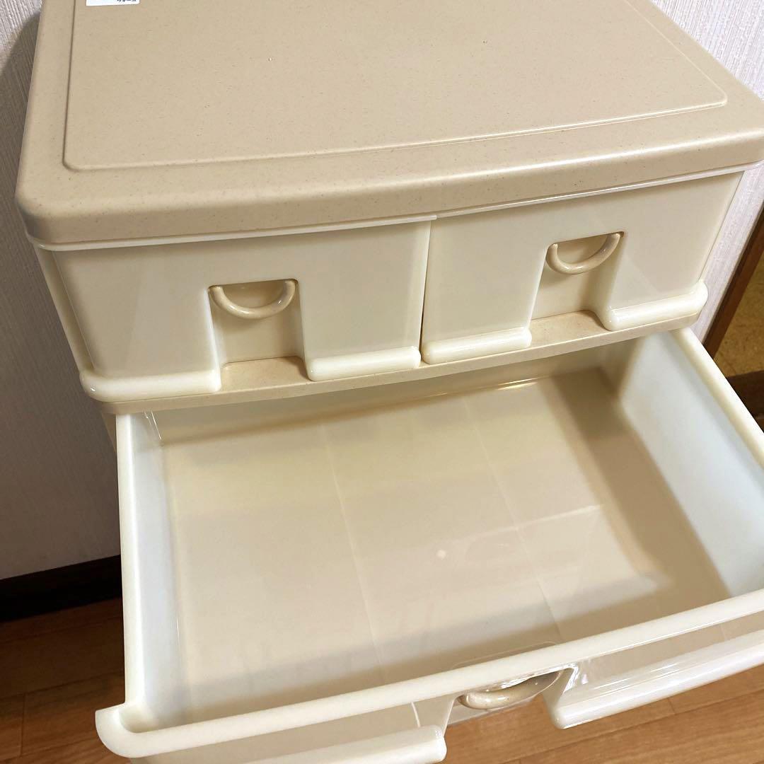 書類収納 引き出し収納 ナチュラルベージュ カラーボックス お部屋収納3個美品