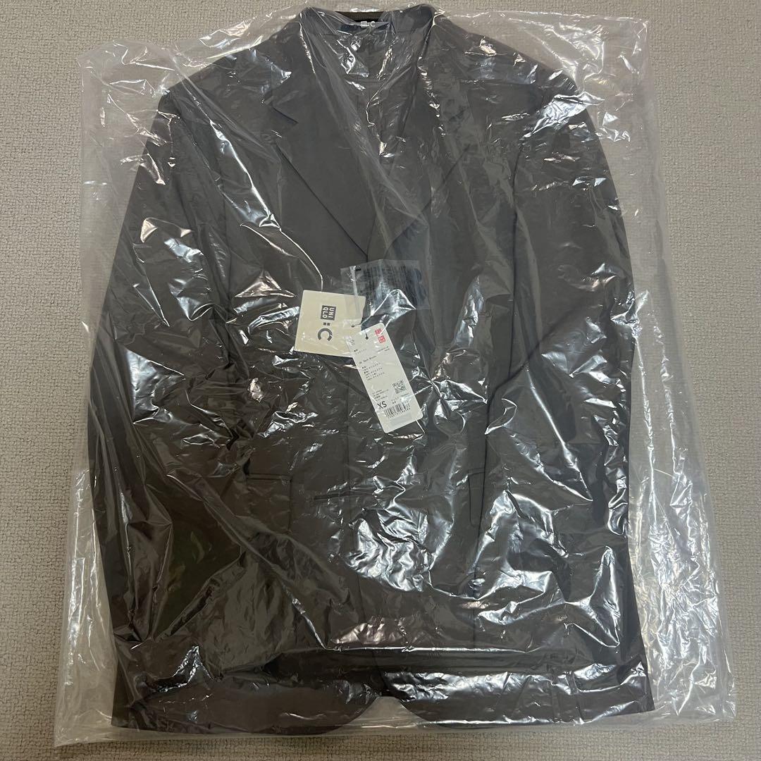 ユニクロC 感動ジャケット ダークブラウン XS 新品未使用品
