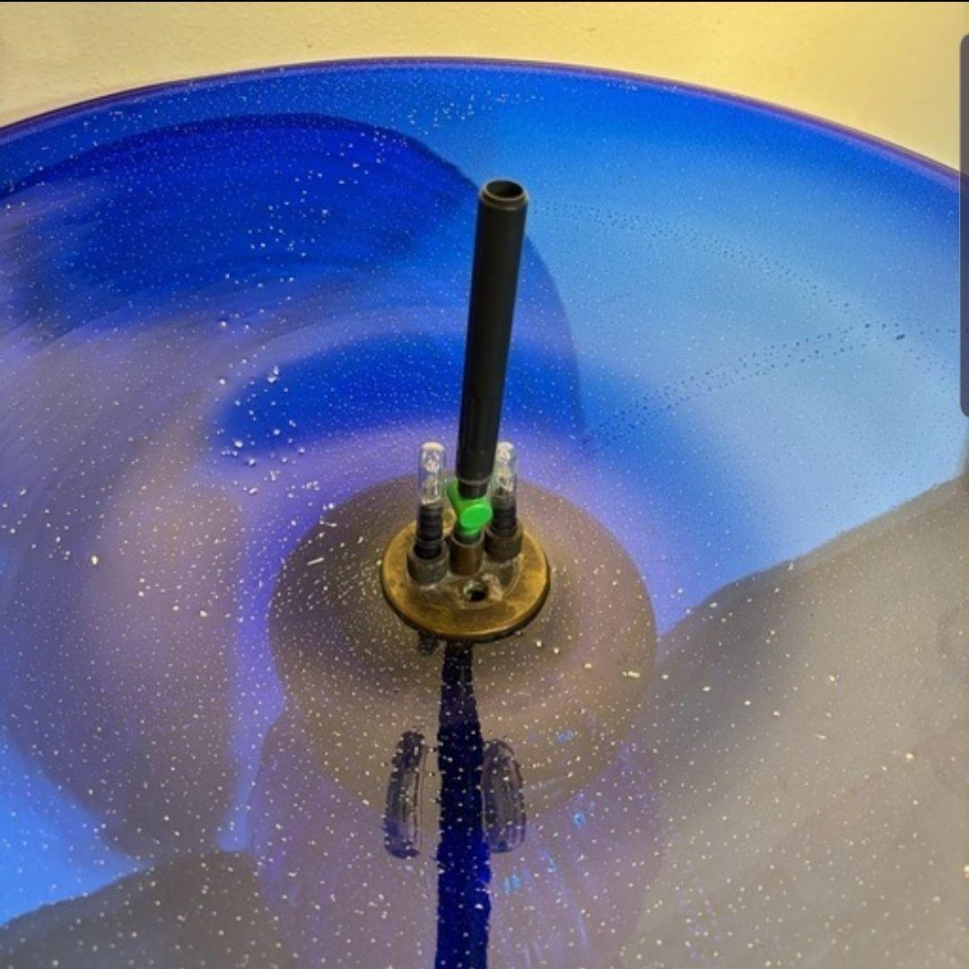 引き取り限定 希少 ベネチアンガラス インテリア 置物 ガラス製 ブルー 系 引き取り限定 希少 ベネチアンガラス インテリア 置物 ガラス製 ブルー 系