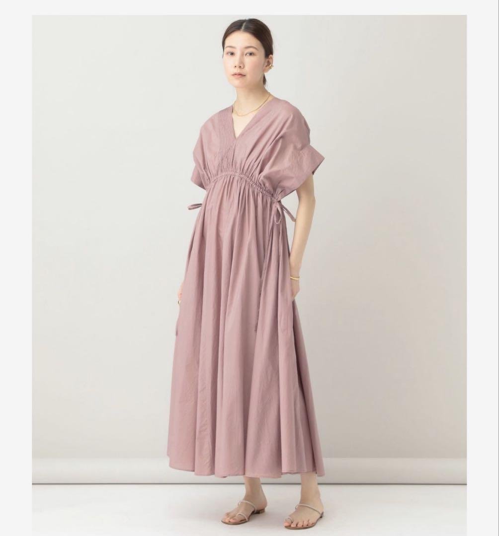 Curensology カレンソロジー 名古屋限定ピンク タックフレアワンピース Curensology カレンソロジー 名古屋限定ピンク タックフレア