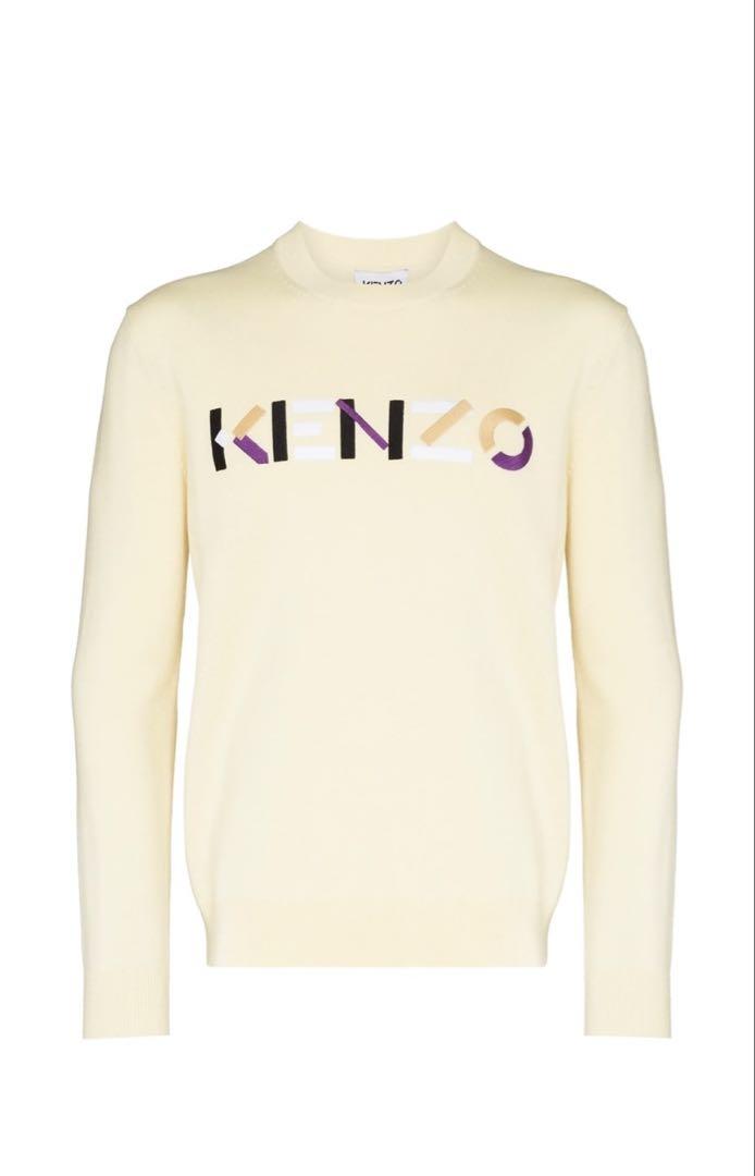 KENZO クルーネックプルオーバーニットセーター