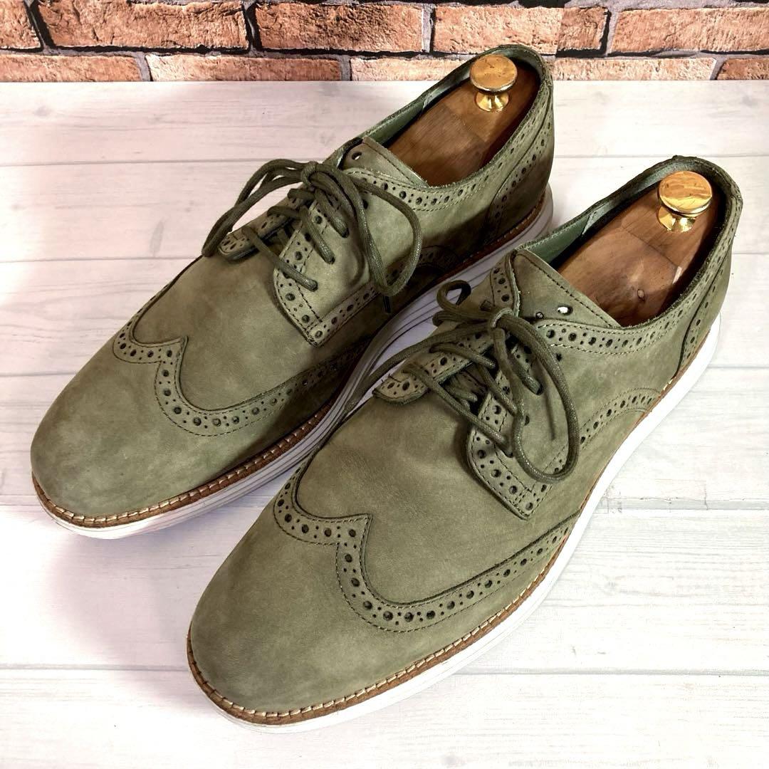 美品■コールハーン■オックスフォード✨ウィングチップ ルナグランド ヌバック