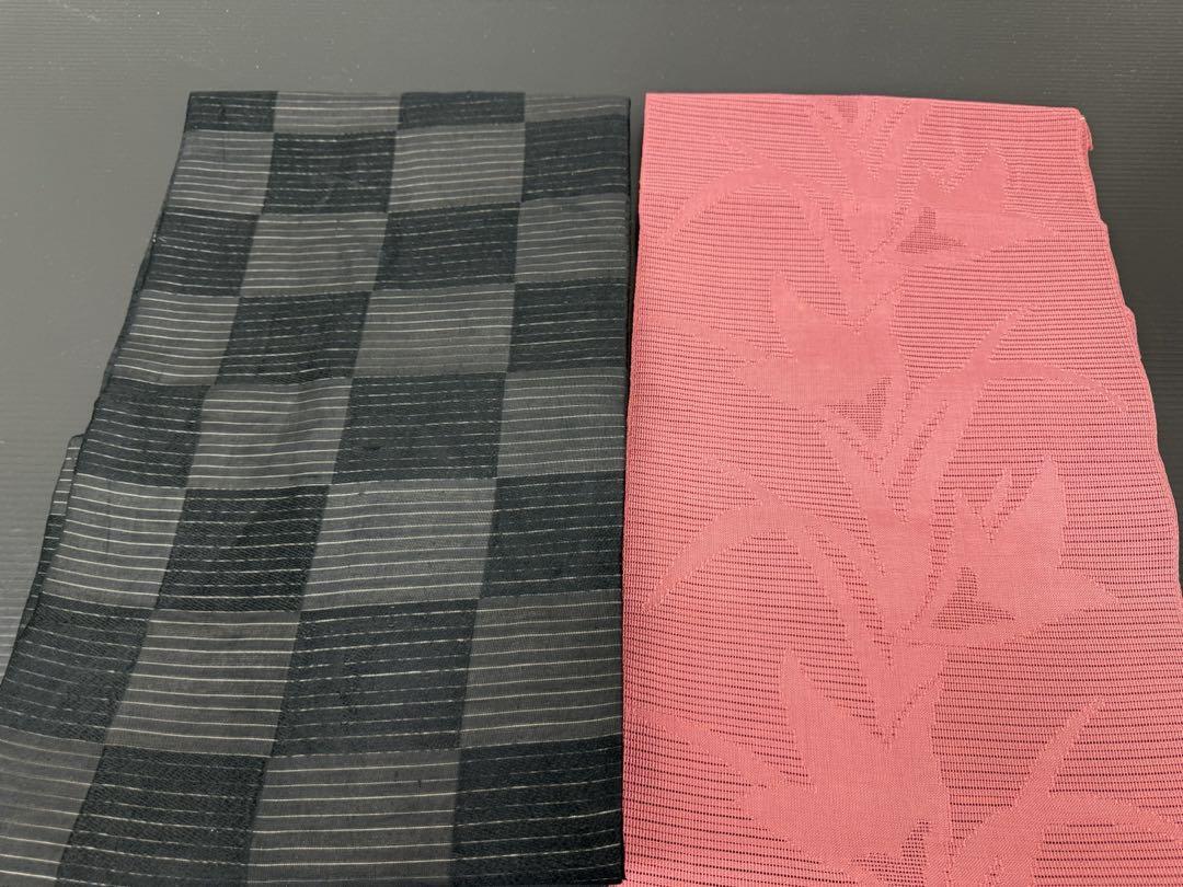 84)夏着物　夏用名古屋帯　18点セット　絽や紗　全て着用可能品