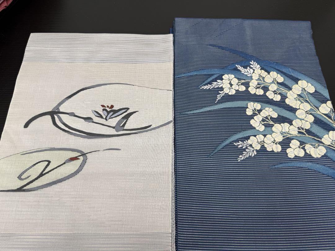 84)夏着物　夏用名古屋帯　18点セット　絽や紗　全て着用可能品